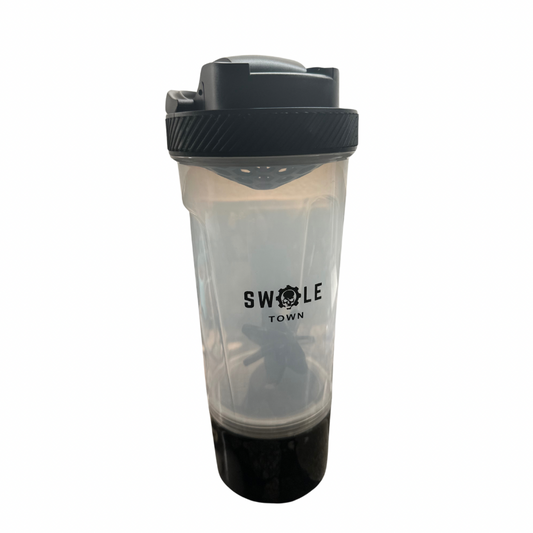 Shaker Bottle w/storage and handle